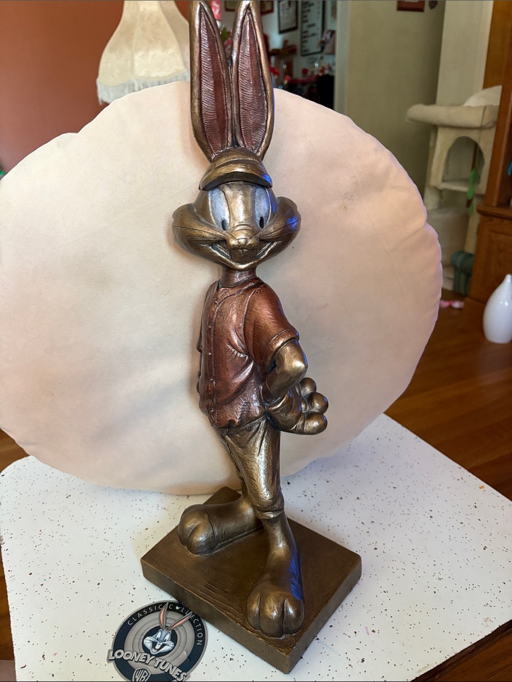 Warner Bros. Bugs Bunny Metallic Bronze and Copper Figurine